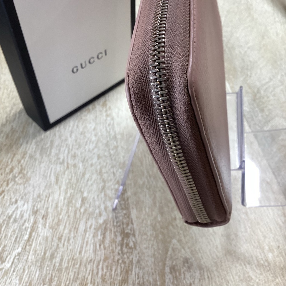 SOLD💗Authentic GUCCI🩷Soho Rose Beige Pebble Calfskin Leather - Picture 12 of 14